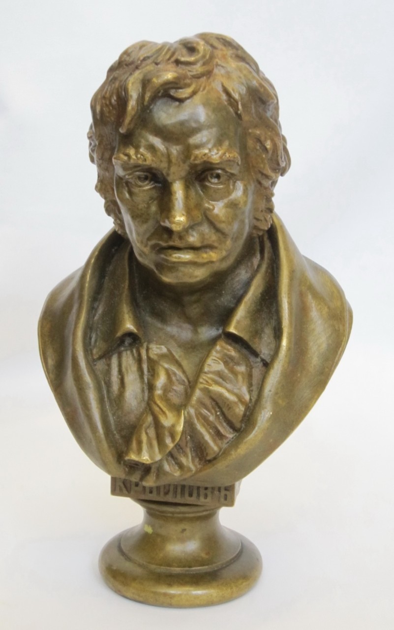 Бюст «И.А. Крылов» (Р.Р. Бах)