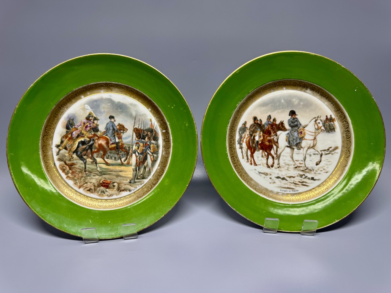 Тарелки парные «Сцены из жизни Наполеона»