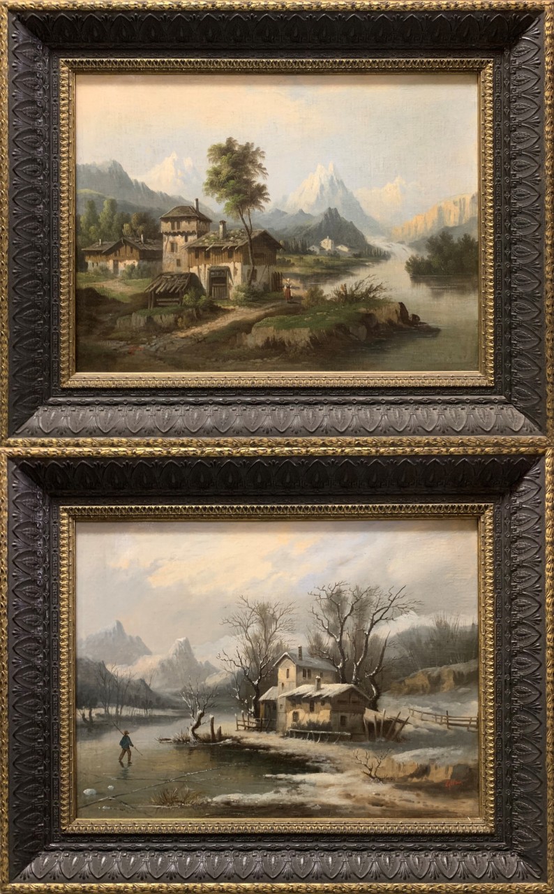 Sylvain «Летний пейзаж», «Зимний пейзаж»