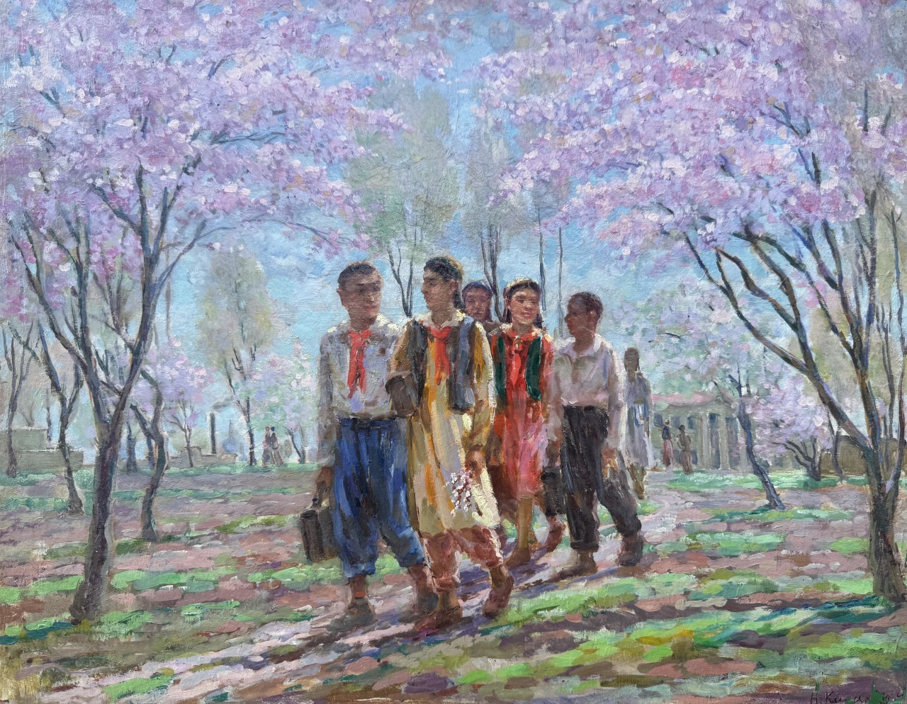 Карахан Н.Г. «Счастливые пионеры. Весна»
