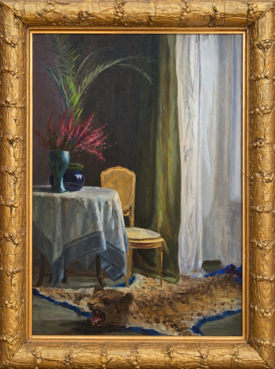 Неизвестный художник «Интерьер комнаты»