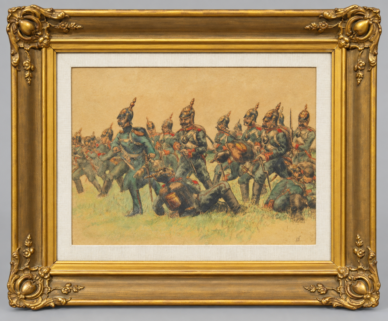Неизвестный художник «Атака. 1848 год»