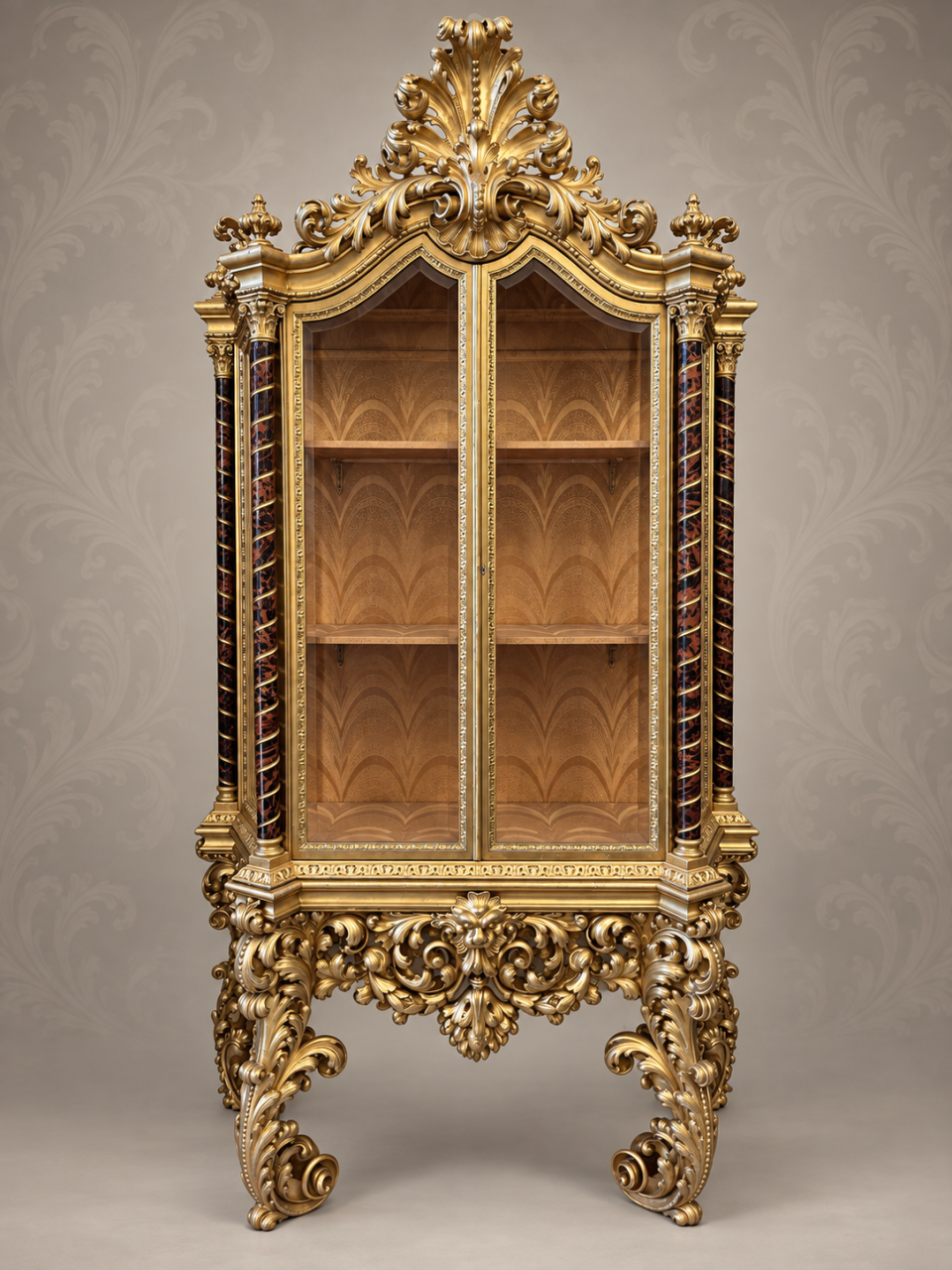 Витрина в стиле неорококо (Rococo Revival)